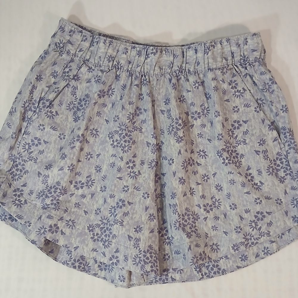 NWT Patagonia Garden Style Women’s Elastic-Waist Shorts Sz S Wildflower Pastel